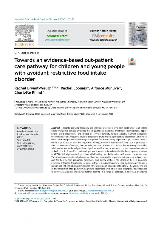 picture1_Towards An Evidence Based Out Patient Care Pathway   Arfid