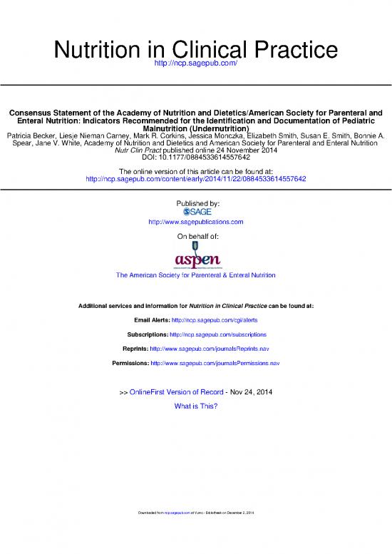 picture_Nutrition Therapy Pdf 148791 | Vaststellen Voedingstoestand Kinderen Nutr Clin Pract 2014 Becker