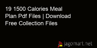 picture 19 1500 Calories Meal Plan Pdf Files | Download Free Collection Files