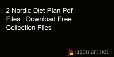 picture 2 Nordic Diet Plan Pdf Files | Download Free Collection Files