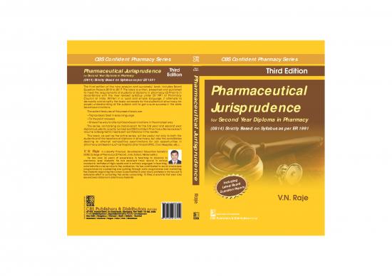 picture Pharmaceutical Jurisprudence Book Pdf 152289 | 9789386478559