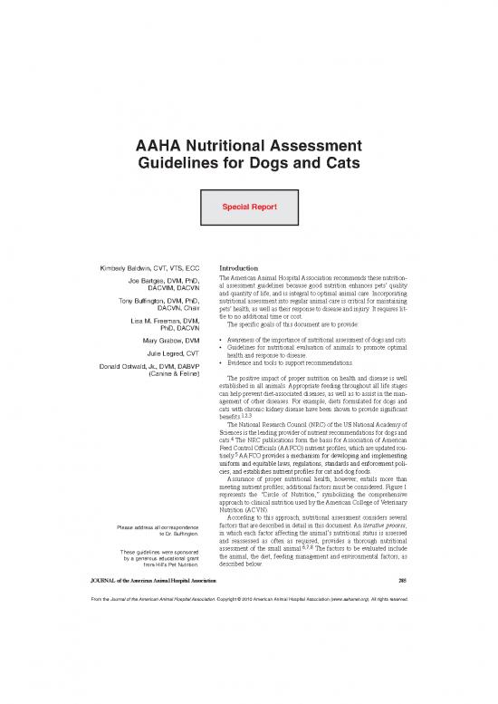 picture1_Aaha Nutritional Assessment Guidelines