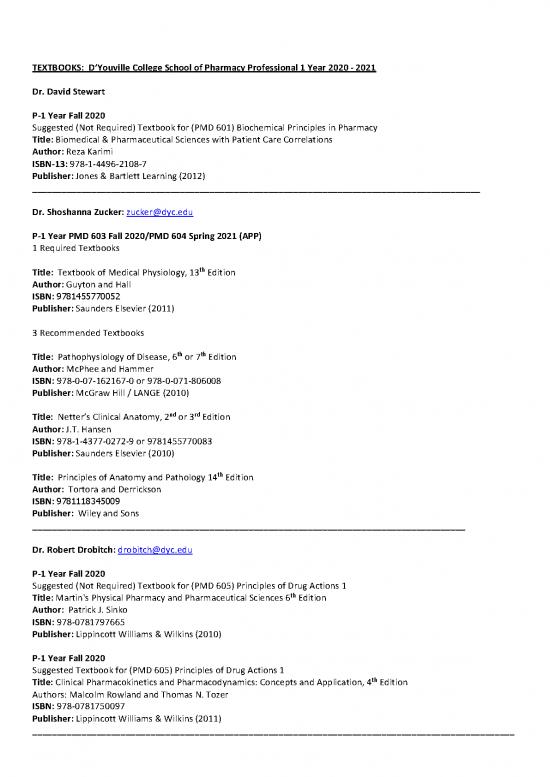 picture Pharmacy Pdf 152312 | Accepted Students Pharmacy Textbooks
