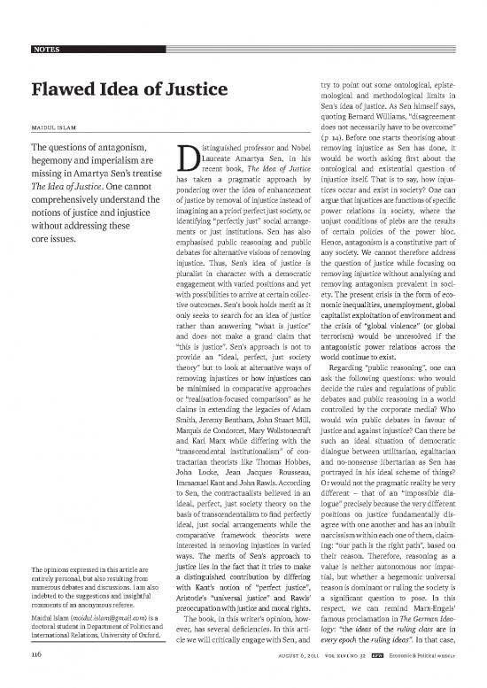 picture_Justice Pdf 153101 | Amartya Sen Justice Critique Epw