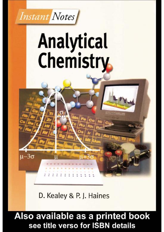 picture Ecology Pdf 152067 | Analytical Chemistry