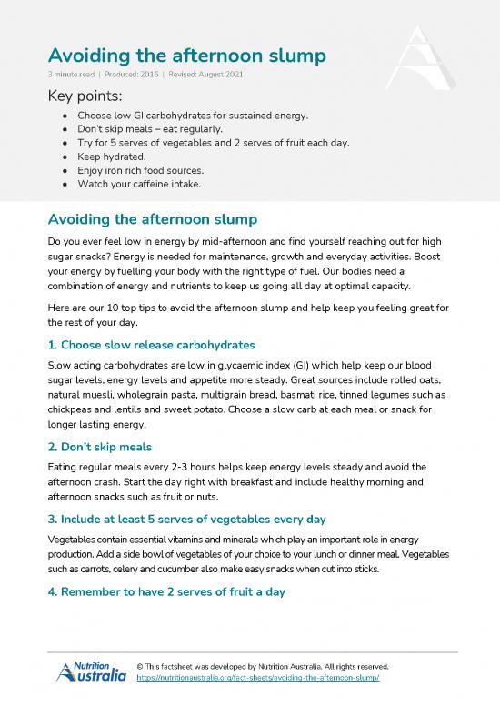 picture1_Fuel Pdf 150923 | Avoiding The Afternoon Slump