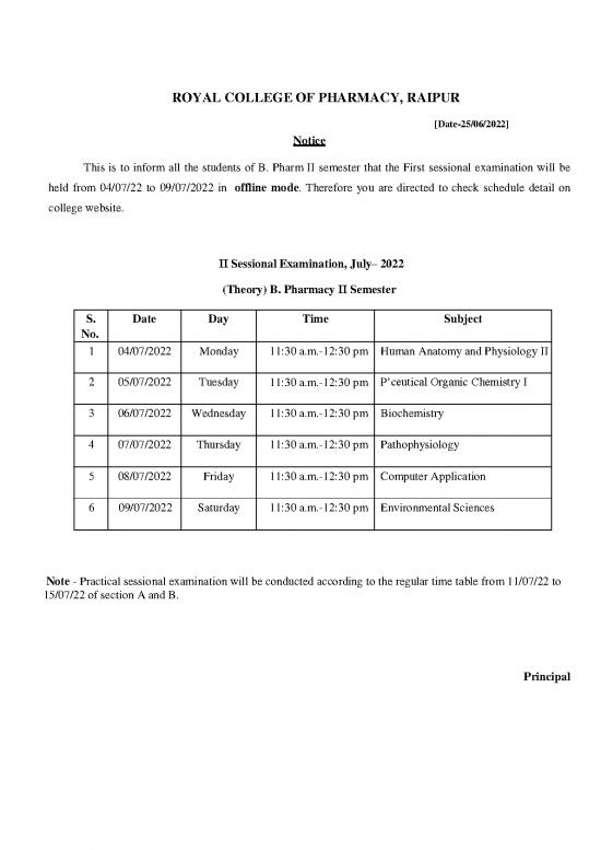 picture1_Pharmacy Pdf 152178 | Bpharm Ii Sem 1st Sessional