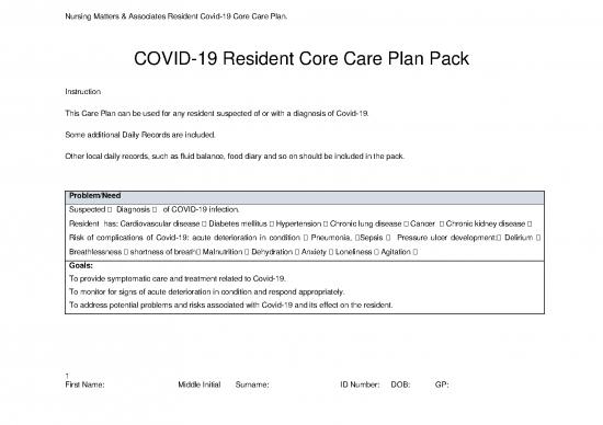 picture1_Covid 19 Resident Core Care Plan