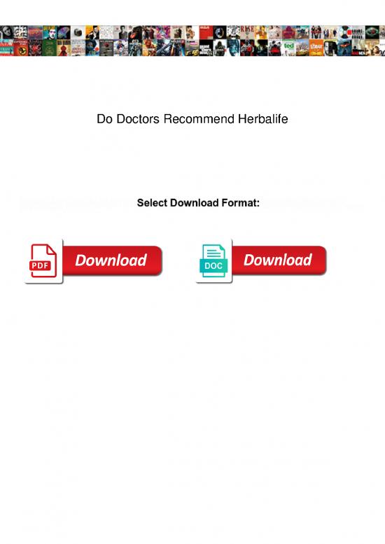 picture1_Do Doctors Recommend Herbalife