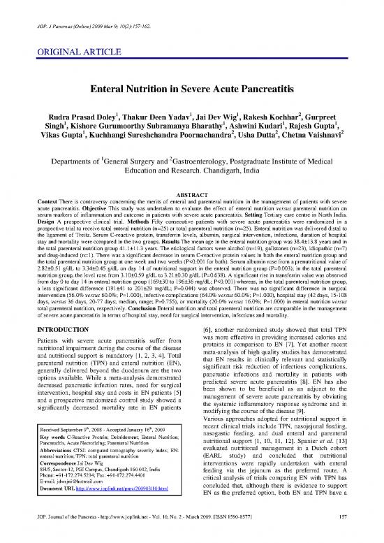 picture1_Medical Nutrition Pdf 151363 | Enteral Nutrition In Severe Acute Pancreatitis