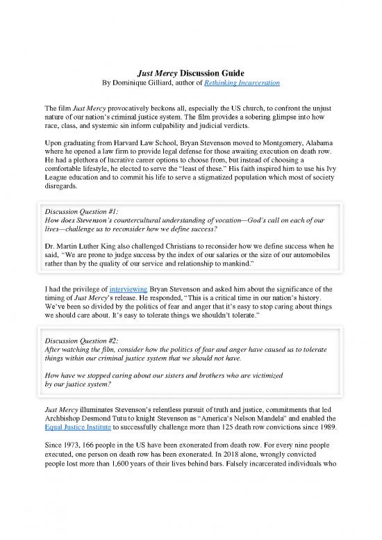 picture Just Mercy Pdf 152706 | Just Mercy Film Questions