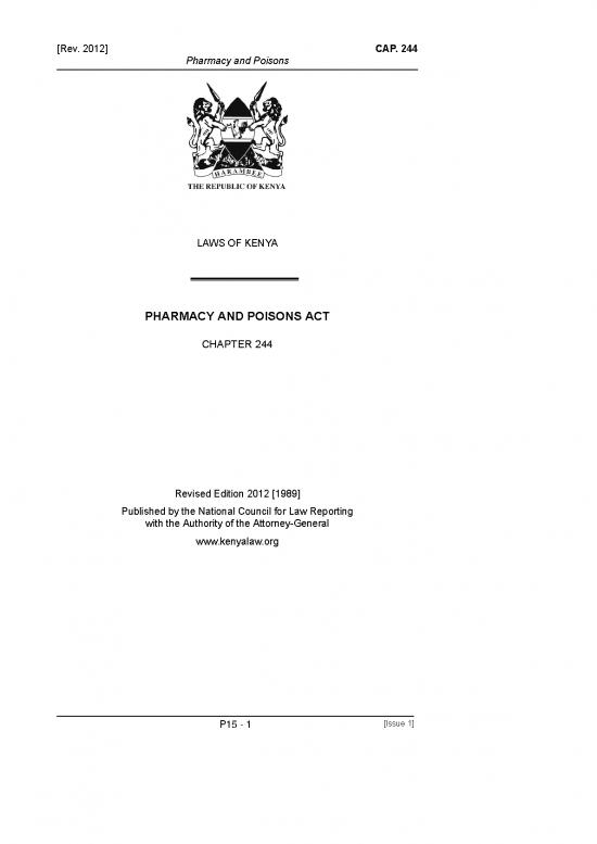 picture_Pharmacy Pdf 152043 | Kenya Pharmacy And Poisons Act 17 Of 1956 1 1