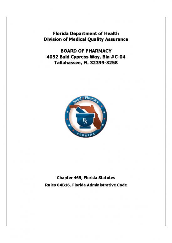 picture_Pharmacy Pdf 152023 | Laws And Rules Booklet