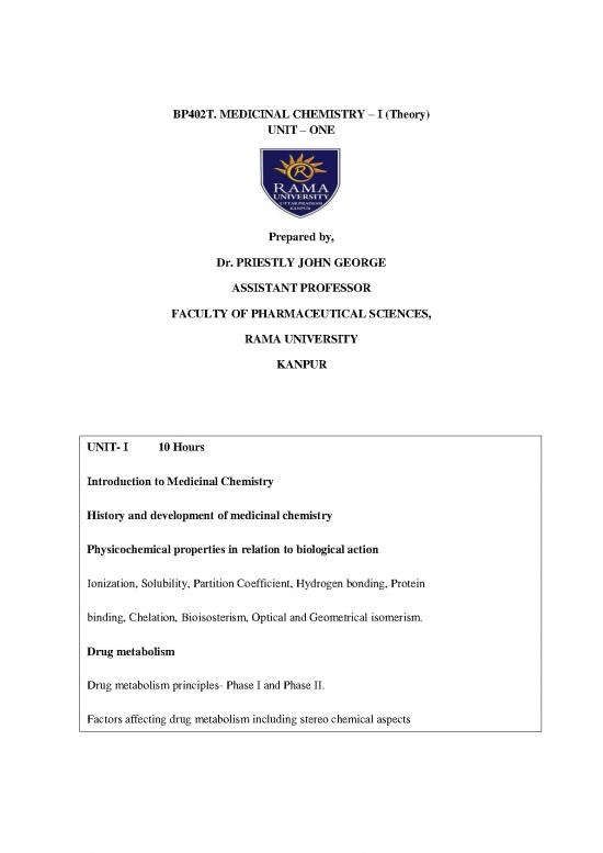 picture_Pharmaceutical Chemistry Pdf 152501 | Lecture 1