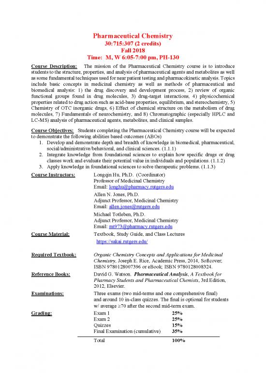 picture Pharmaceutical Chemistry Pdf 152137 | Med Chem Pharmchem Syllabus