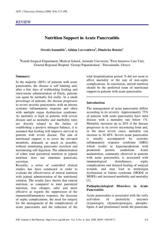 picture1_Medical Nutrition Pdf 150940 | Nutrition Support In Acute Pancreatitis