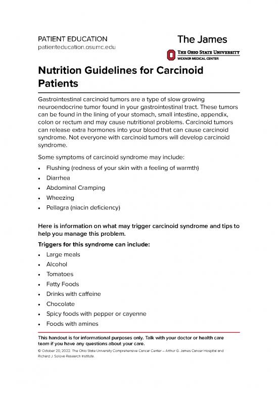 picture_Nutrition Information Pdf 150843 | Nutritionguidelinescarcinoidpatients