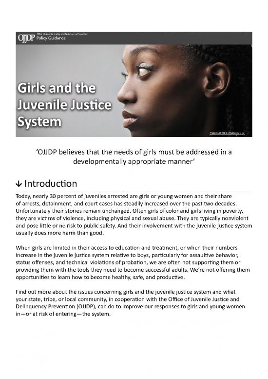 picture_Justice Pdf 152954 | Ojjdp Policy Guidance On Girls