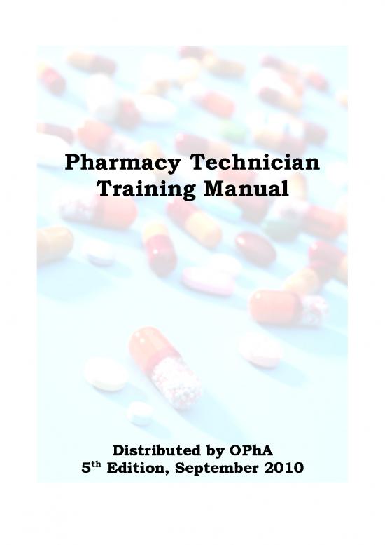 picture Pharmacy Pdf 152146 | Pharmacy Technician Training Manual Sep2010