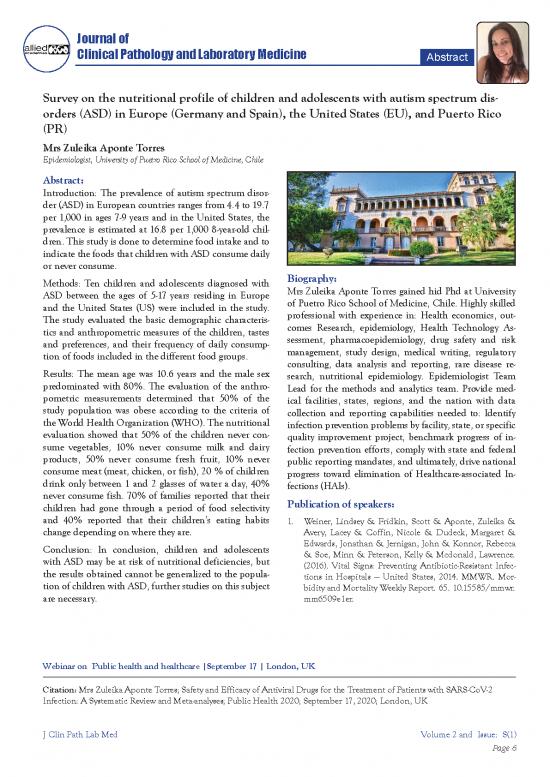 picture_Survey On The Nutritional Profile Of Children And Adolescents With Autism Spectrum Disorders Asd In Europe Germany And S