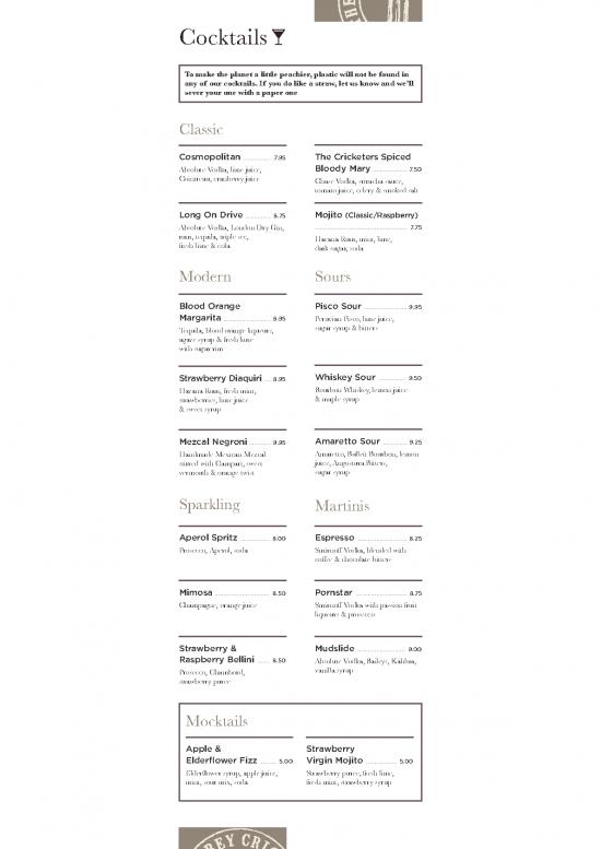 picture1_Plastic Pdf 151034 | The Surrey Cricketers Bar Menu Sept 2021 1