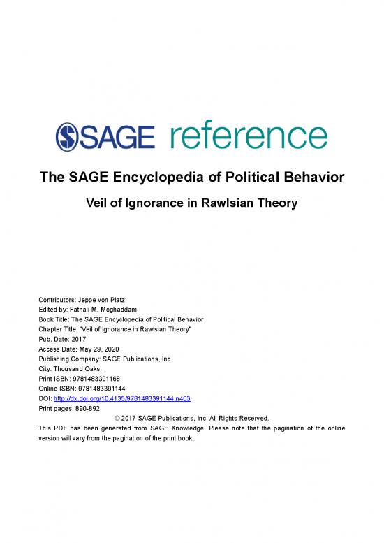 picture_Justice Pdf 152743 | The Veil Of Ignorance   Sage Encyclopedia