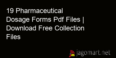 picture 19 Pharmaceutical Dosage Forms Pdf Files | Download Free Collection Files