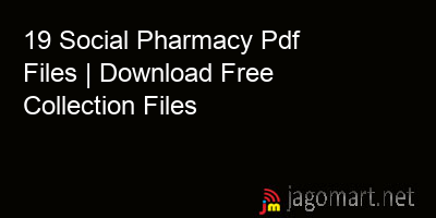picture 19 Social Pharmacy Pdf Files | Download Free Collection Files
