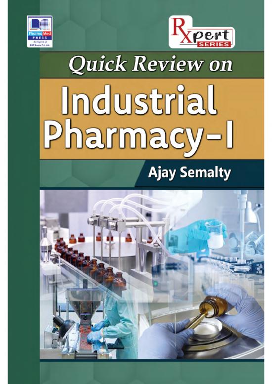 picture_Industrial Pdf 154499 | 061c415d106a7a Ajay Semalty Quickreview Industrial Pharmacy I Reduced
