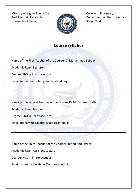 picture Pharmaceutics Pdf 153531 | 4374all Pharmaceutics Course Syllabus