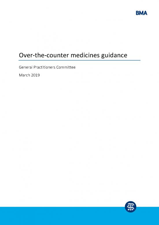 picture1_Bma Otc Medicine Guidance March 2019