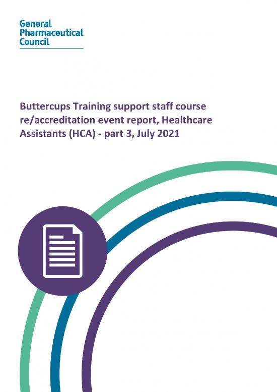 picture1_Buttercups Pharmacy Support Staff Part 3 Nos Healthcare Assistants Report July 2021 Final