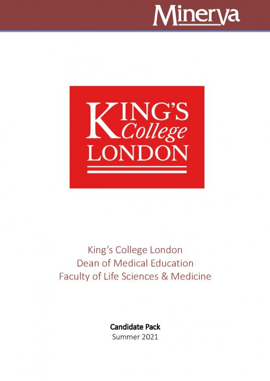 picture1_Leadership Pdf 154900 | Candidatepack Deanofmedicaleducationkingscollegelondon