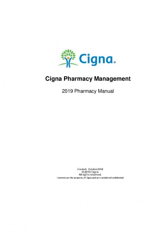 picture1_Elements Table Pdf 154535 | Cigna Pharmacy Management Manual