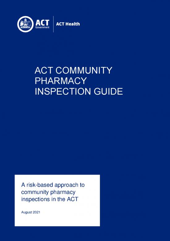 picture_Pharmacy Pdf 153485 | Community Pharmacy Inspection Guide