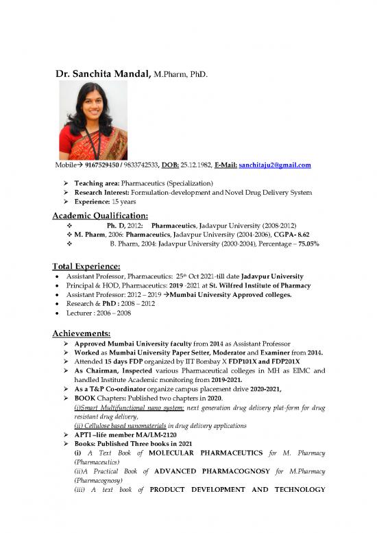 picture1_Academic Pdf 154810 | Curriculum Vita Of 1210