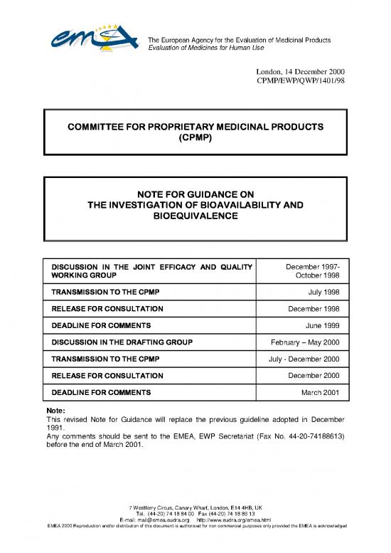picture_Draft Note Guidance Investigation Bioavailability Bioequivalence En