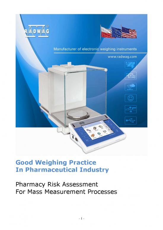 picture1_Measurements Pdf 154095 | Good Weighing Practice In Pharmaceutical Industry