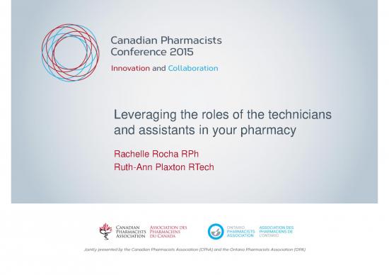picture1_Scheduling Pdf 155018 | Leveraging The Roles Of The Techniciand And Assistants In Your Pharmacy Rocha Plaxton