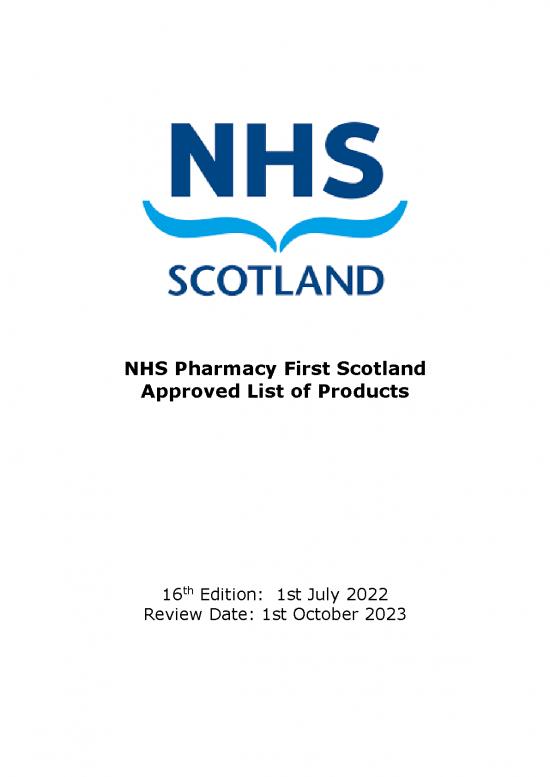 picture_Solution Pharmacy Notes Pdf 155195 | Nhs Pharmacy First Scotland Approved List Of Products V16 (1 July 2022)