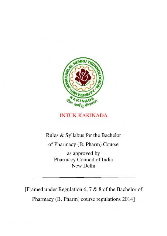 picture1_Academic Pdf 154367 | Pharmacy Syllabus Updated Jntuk