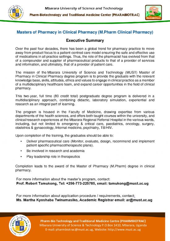 picture1_Career Pdf 154052 | Pharmbiotrac 2019 2020 Call Clinical Pharmacy Masters Program