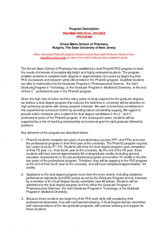 picture_Academic Pdf 154226 | Pharmd Phd Program Description