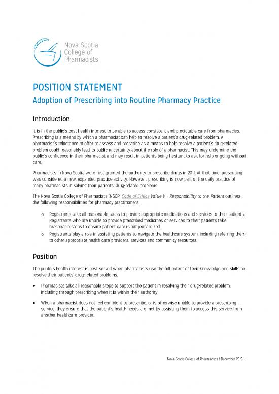 picture1_Confidence Code Pdf 154963 | Position Adoptionofprescribingintoroutinepractice
