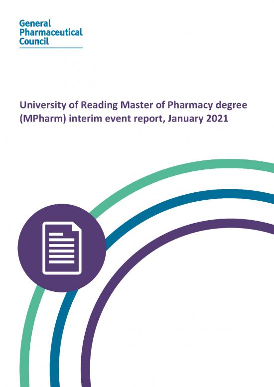 picture_Academic Pdf 155064 | Reading Mpharm Interim Report January 2021 Final 210421