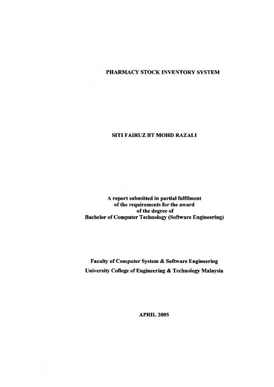 picture Pharmacy Stock Inventory System Pdf 154336 | Siti Fairuz Bt Mohd Razalpdf