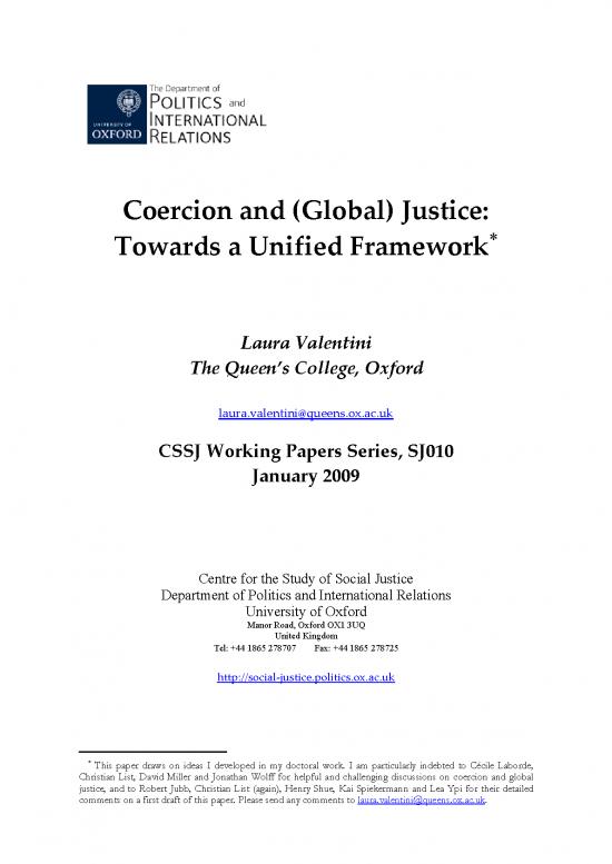 picture Social Justice Theory Pdf 153272 | Sj010 Valentini Coercion&globaljustice