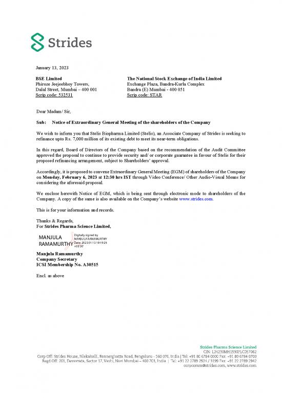 picture1_Corporate Pdf 154293 | Strides Se Intimation 20230113