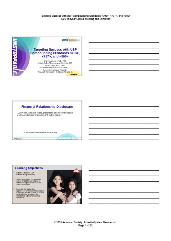 picture_Society Pdf 153534 | Targeting Success With Usp Compounding Standards