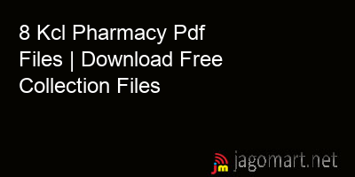 picture 8 Kcl Pharmacy Pdf Files | Download Free Collection Files
